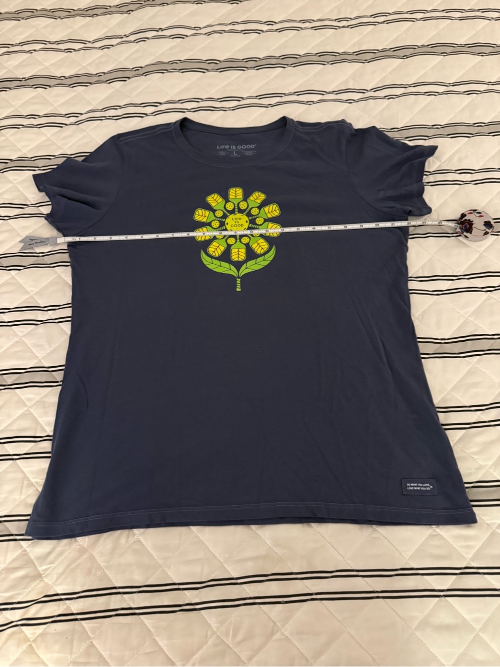 Life is Good Crusher-Lite Women's L Blue Shirts Set of 3 EUC Pickleball Graphic - Picture 4 of 9
